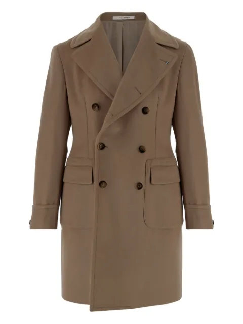 Tagliatore double-breasted wool coat