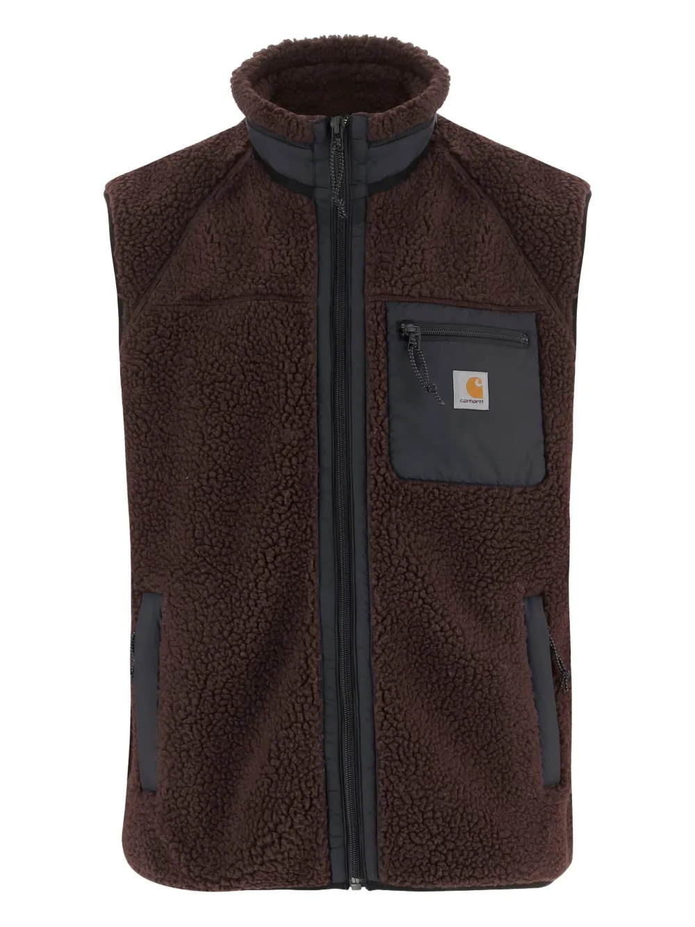 Carhartt WIP gilet zippé à patch logo | marron | Image 1