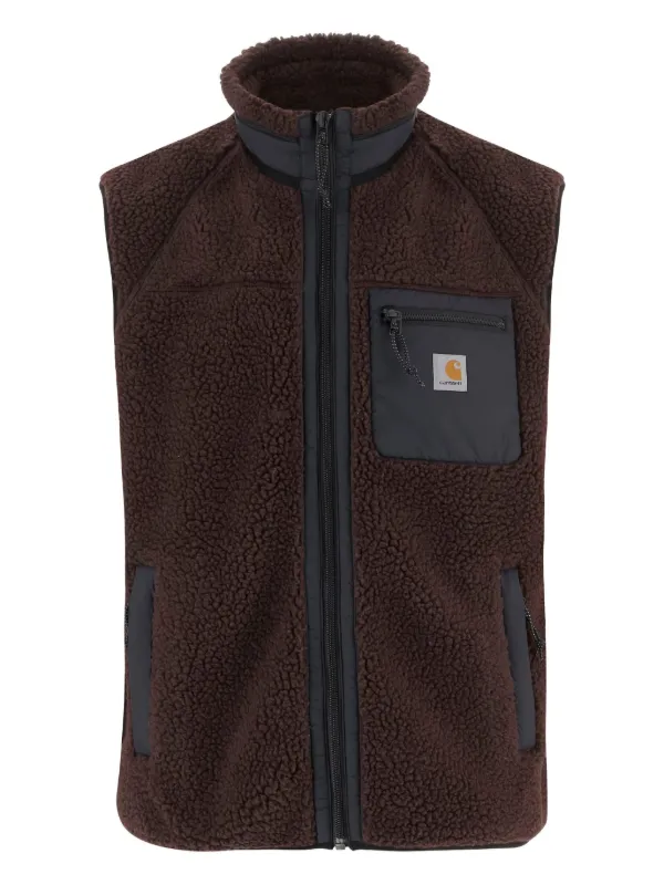 Carhartt ブラウン ジップアップベスト Carhartt WIP Prentis ジップアップ ベスト | ブラウン | FARFETCH JP