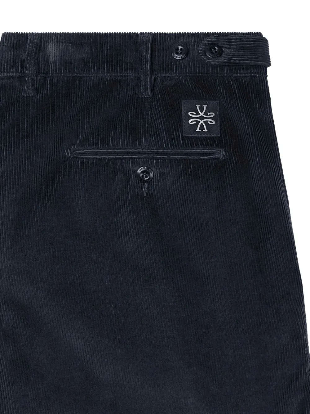 Jacob Cohen Stretch Cotton Blend Trousers In Blue