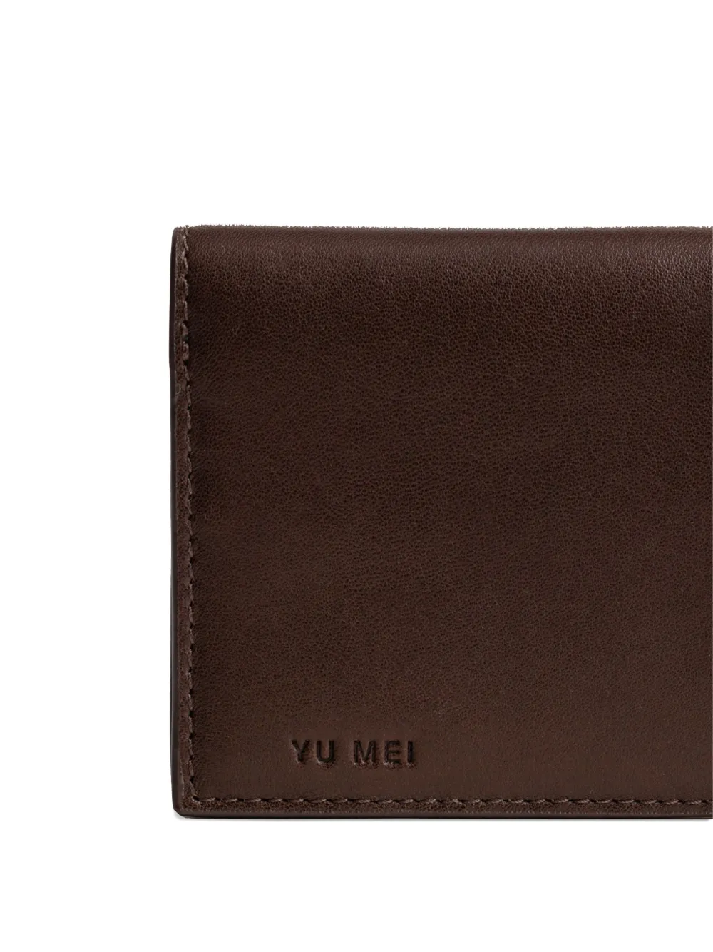 Yu Mei Leather Wallet In Brown
