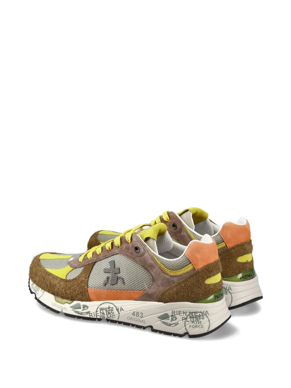 Premiata Mase 7867 sneakers met vlakken Bruin