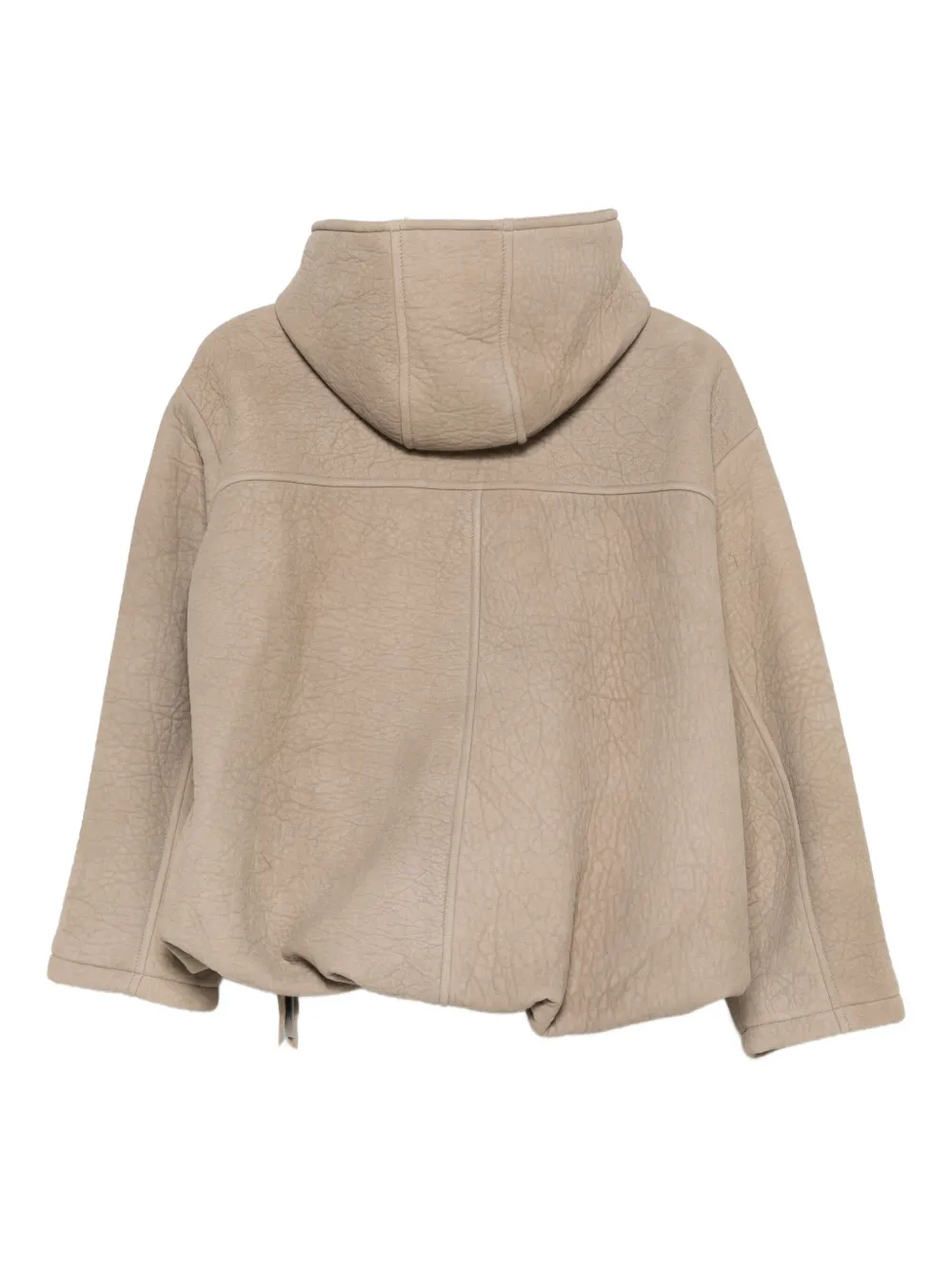 Salvatore Santoro Hooded Zip-fastening Jacket In Neutral