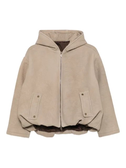 Salvatore Santoro hooded zip-fastening jacket