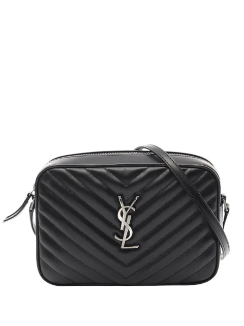 Saint Laurent Pre-Owned 2013-2025 Quilted Leather Monogram Lou Camera Bag crossbody bag