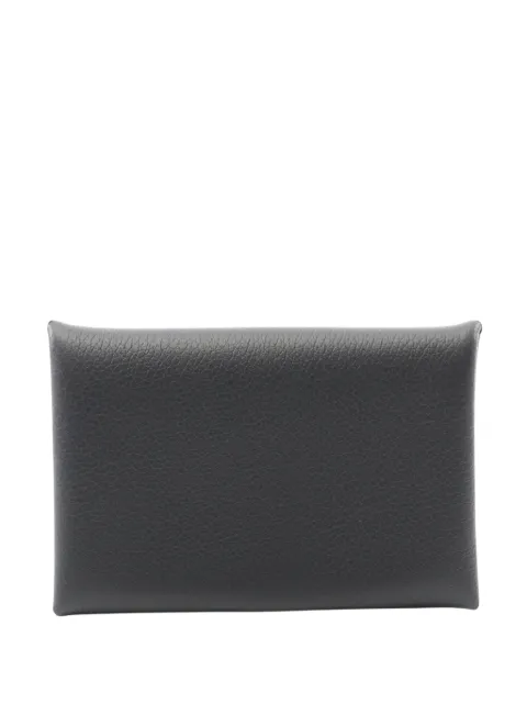 Hermès Pre-Owned 2023 Evercolor Calvi Duo Compact card holder