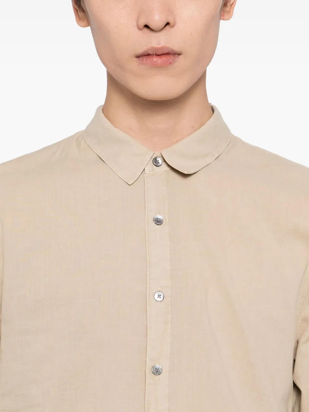 James Perse Standard Shirt In Neutral
