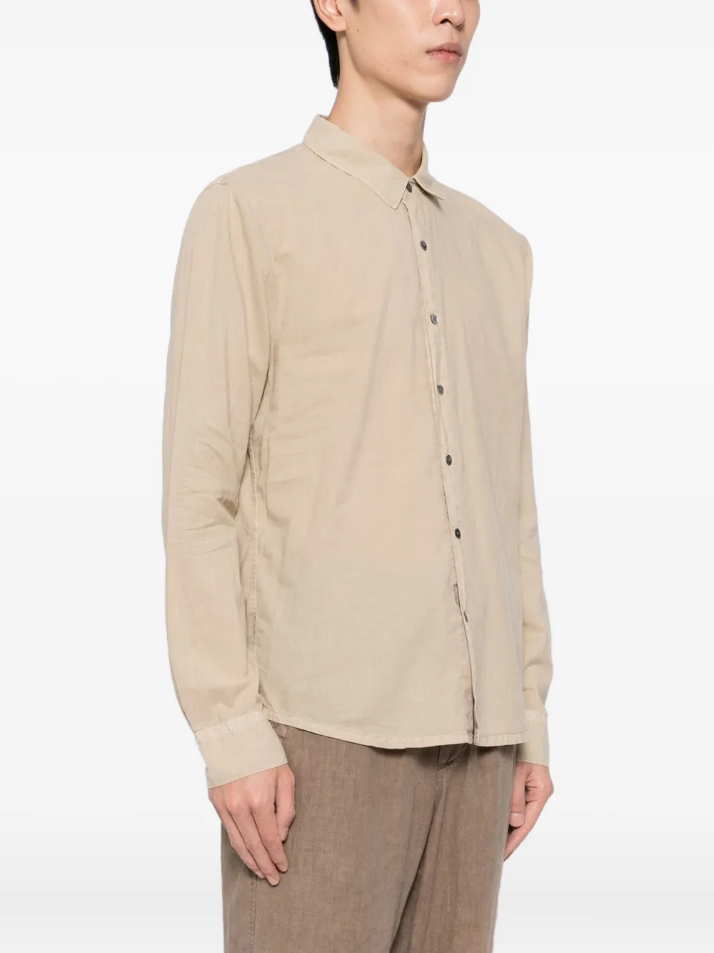 James Perse Standard Shirt In Neutral