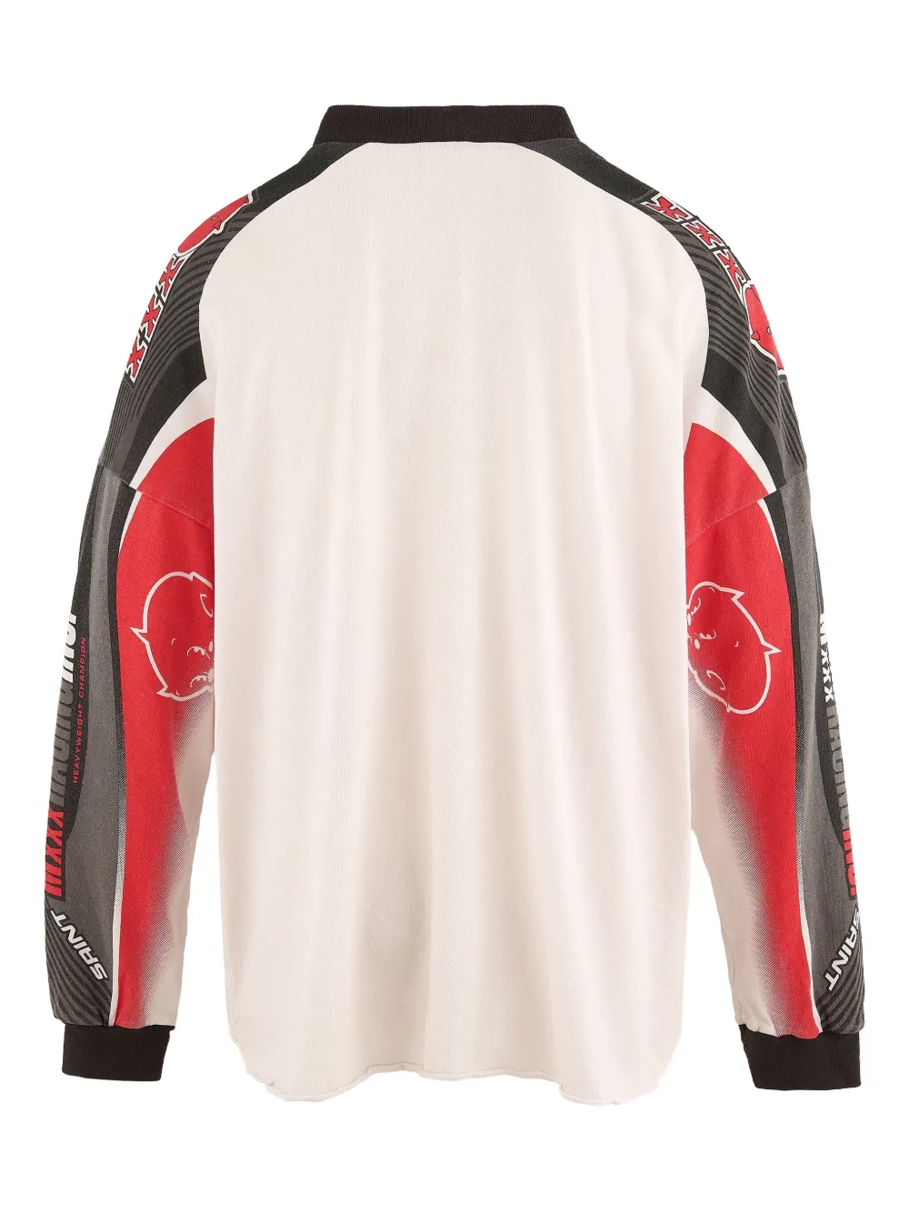 SAINT MXXXXXX Motor Cycle T-shirt met lange mouwen - Wit