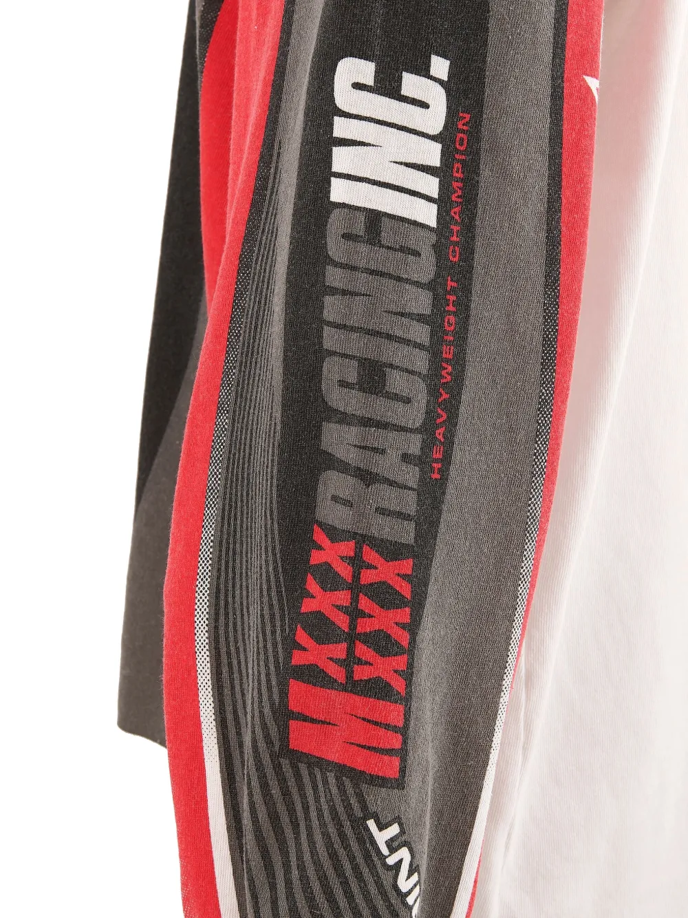 SAINT MXXXXXX Motor Cycle T-shirt met lange mouwen Wit