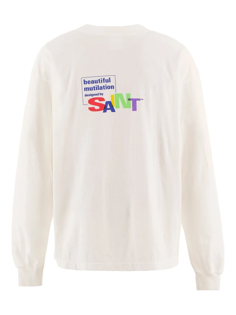 SAINT MXXXXXX Beautiful Saint T-shirt met lange mouwen - Wit