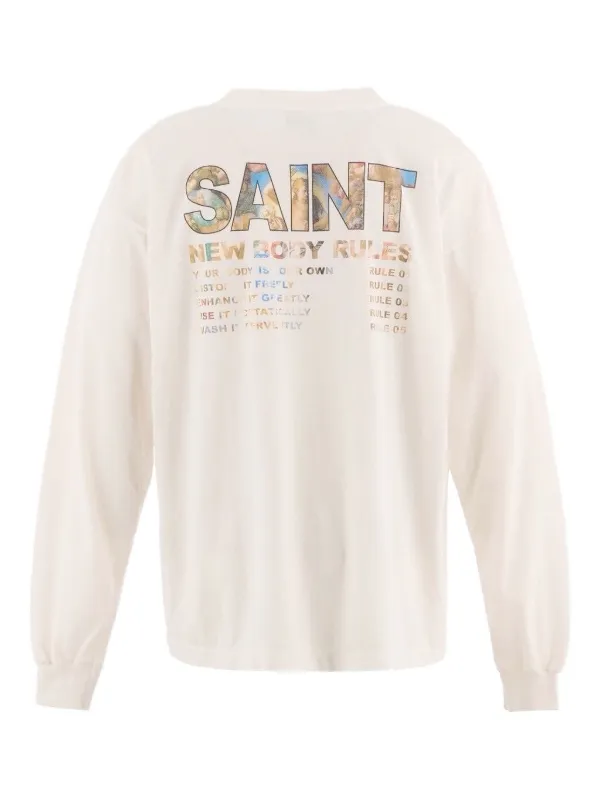 SAINT MXXXXXX ロングTシャツ | ホワイト | FARFETCH JP