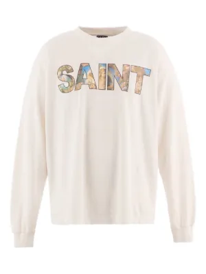 SAINT Mxxxxxx ロングTシャツ SAINT MXXXXXX グラフィック ロングTシャツ | ホワイト | FARFETCH JP