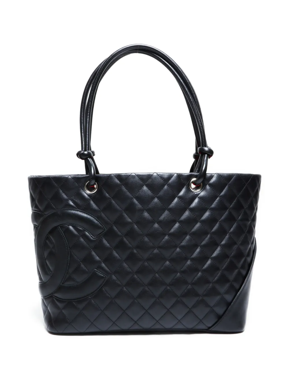 CHANEL Pre-Owned 2004-2005 マトラッセ カンボン ハンドバッグ - ブラック