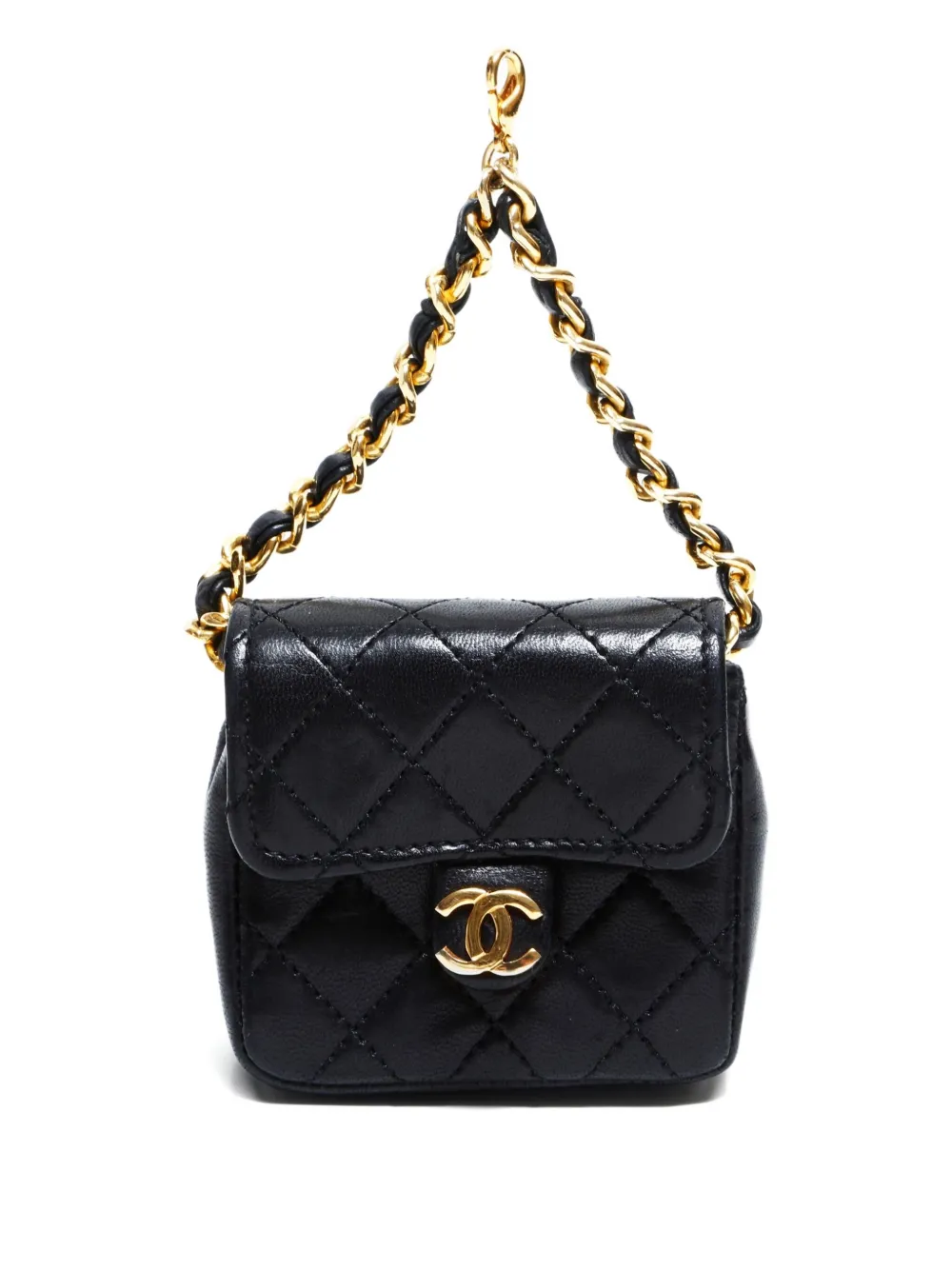 CHANEL Pre-Owned 1990-2000s マトラッセ ミニポーチ - ブラック