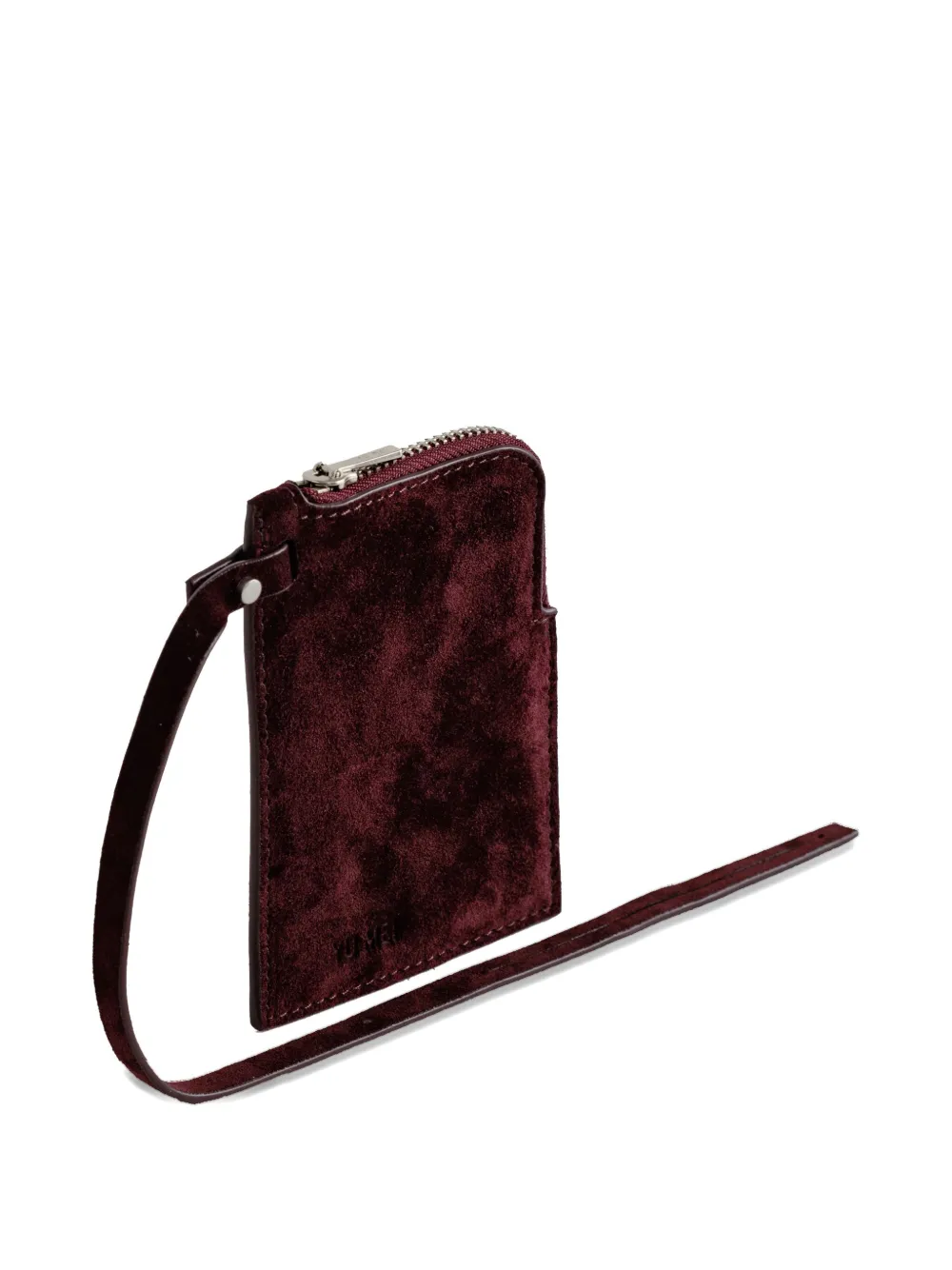 Yu Mei Greta Zip Clutch Bag In Red
