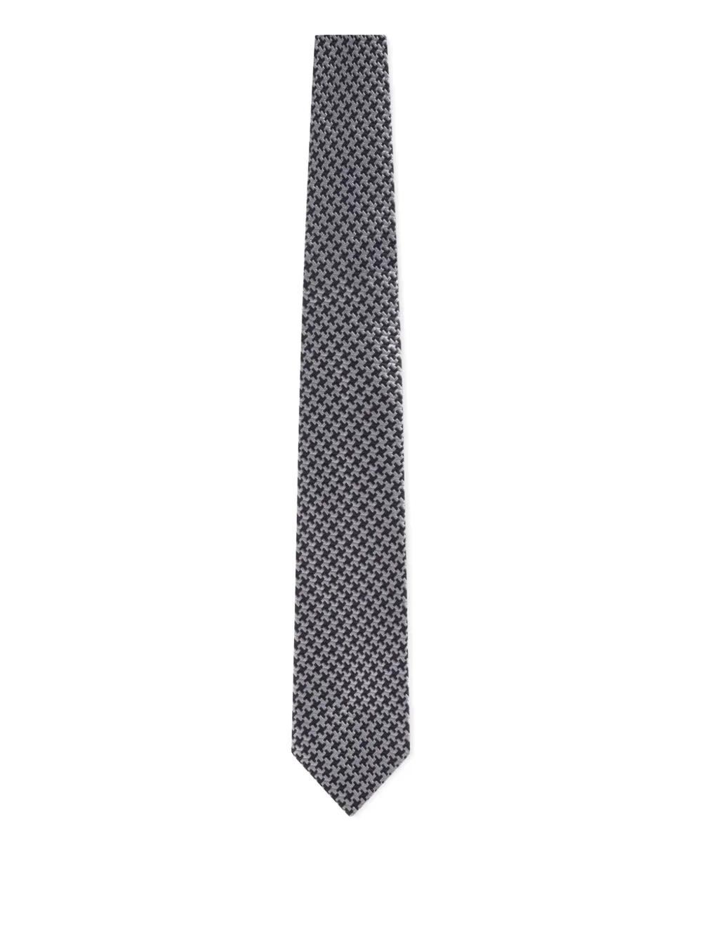 TOM FORD patterned-jacquard tie | Grey | Image 1