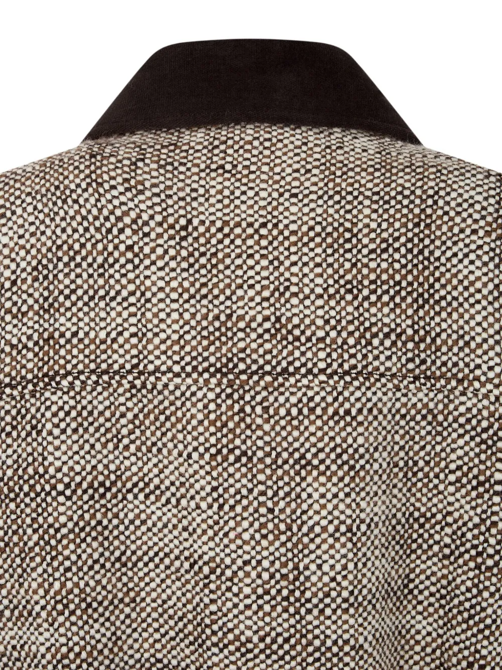 Studio Tomboy Corduroy-collar Jacket In Brown