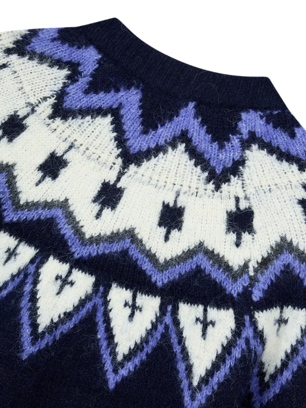 STUDIO TOMBOY Vest met ronde hals Blauw