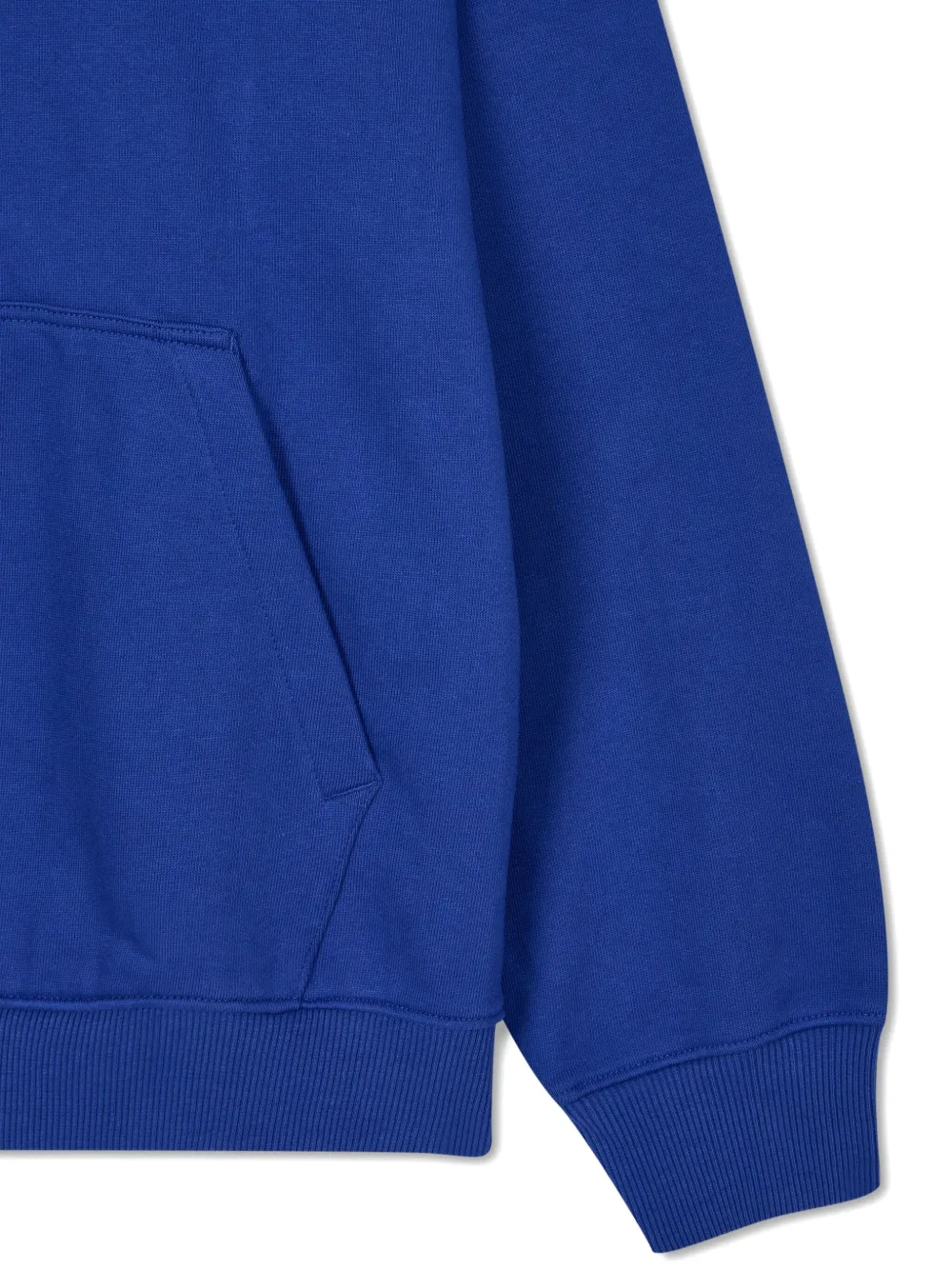 Studio Tomboy Hooded Pouch-pocket Hoodie In Blue