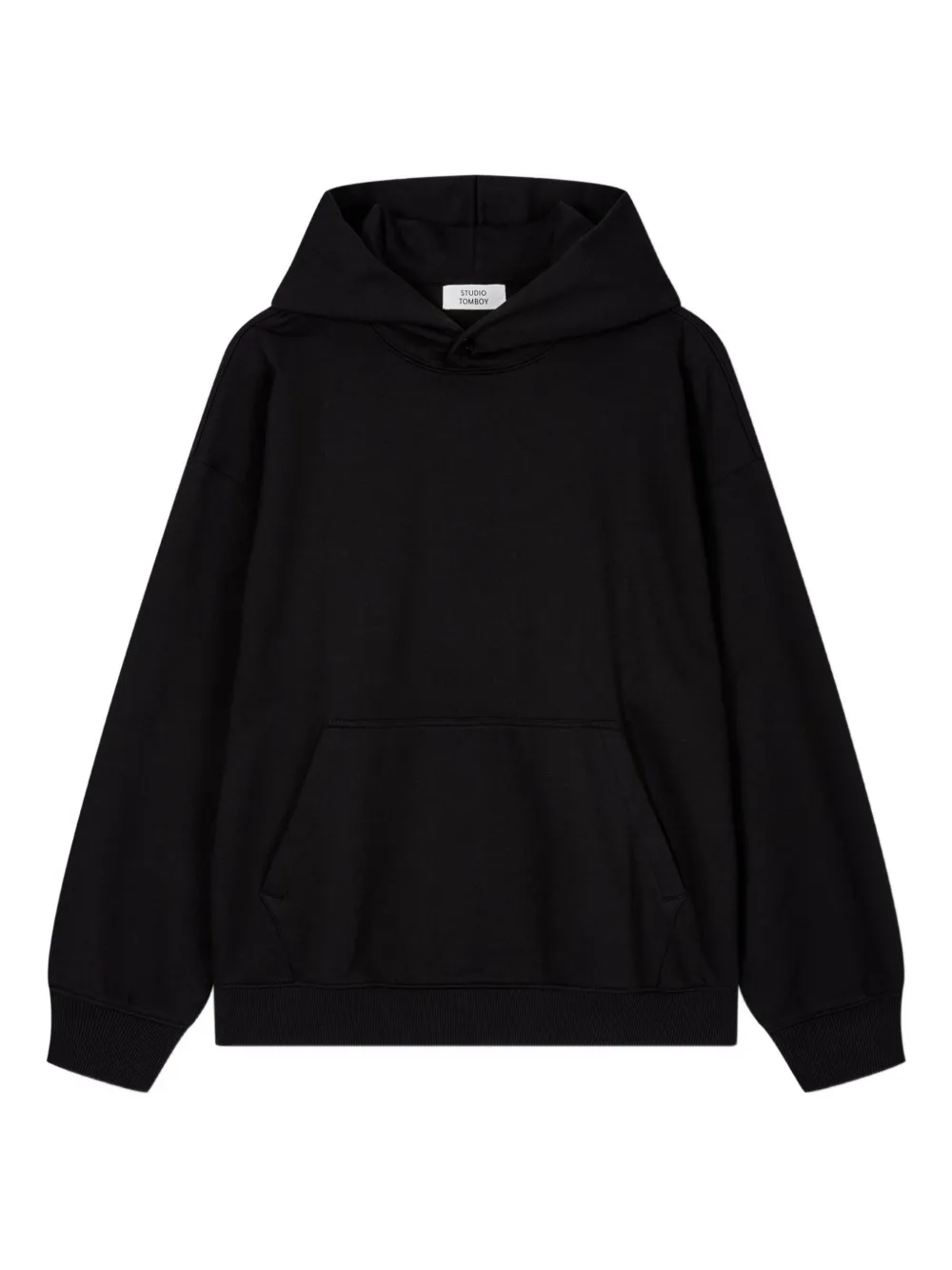 STUDIO TOMBOY baseball bear-print hooded sweatshirt - Nero