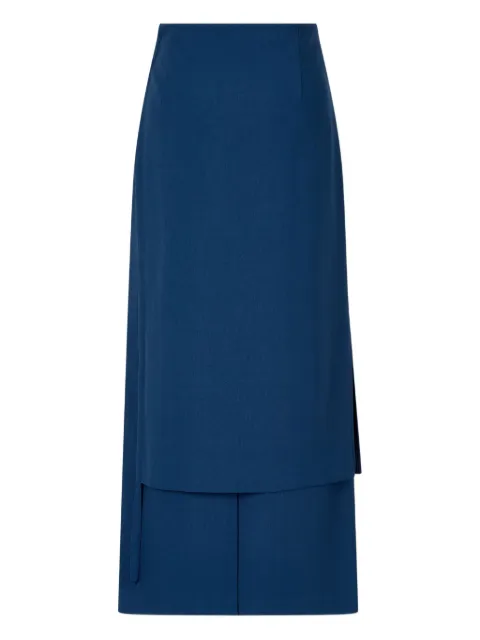 STUDIO TOMBOY buckle wrap long skirt