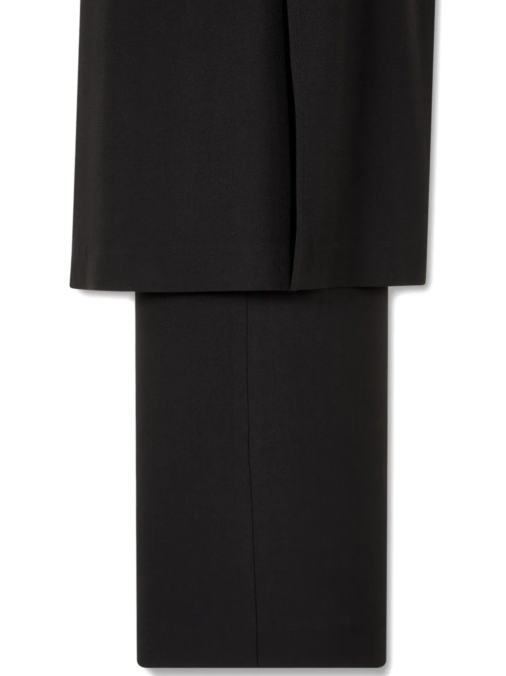 Studio Tomboy Wrap Skirt Trousers In Black