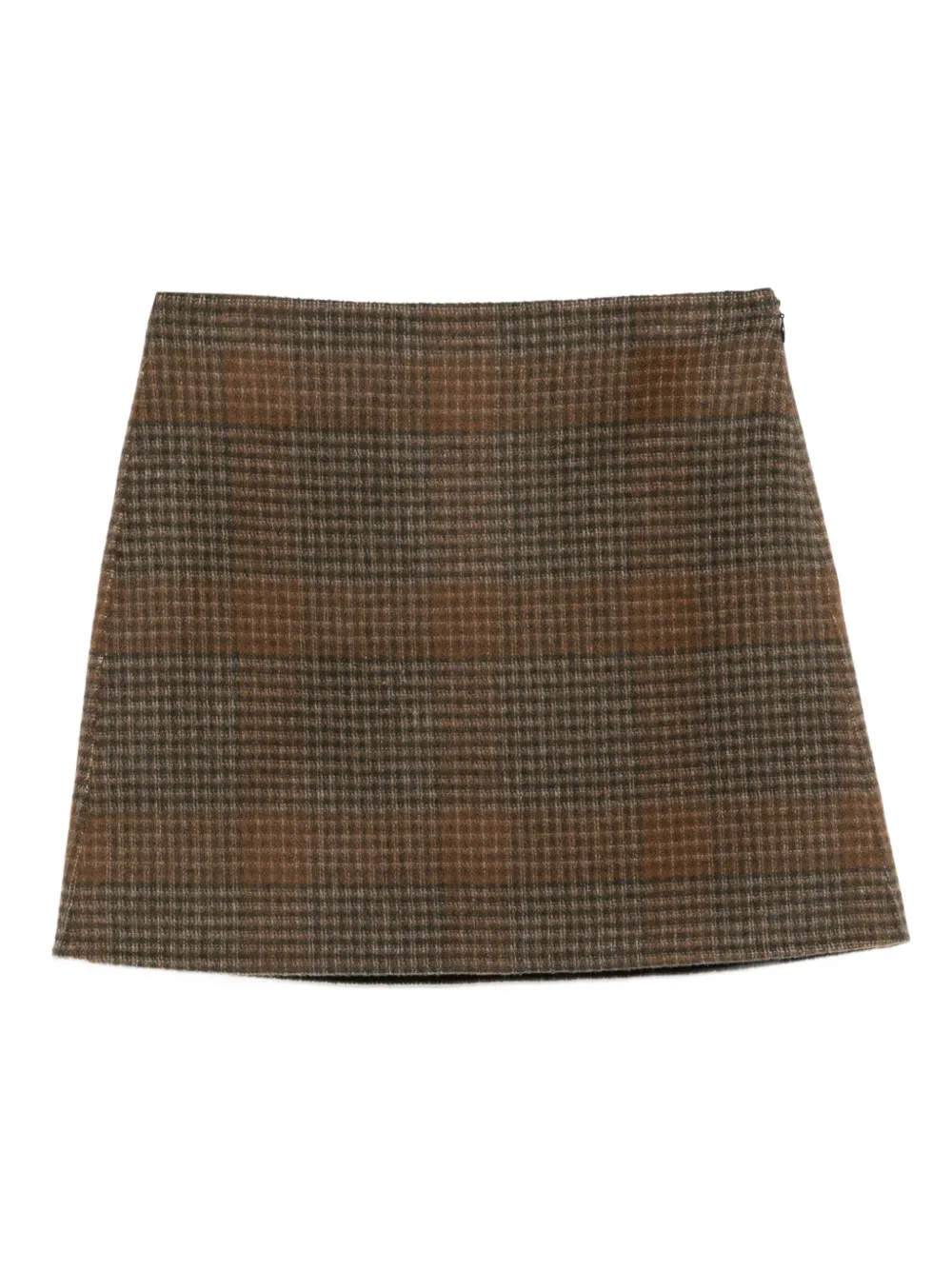 Theory plaid mini skirt | Brown | Image 1