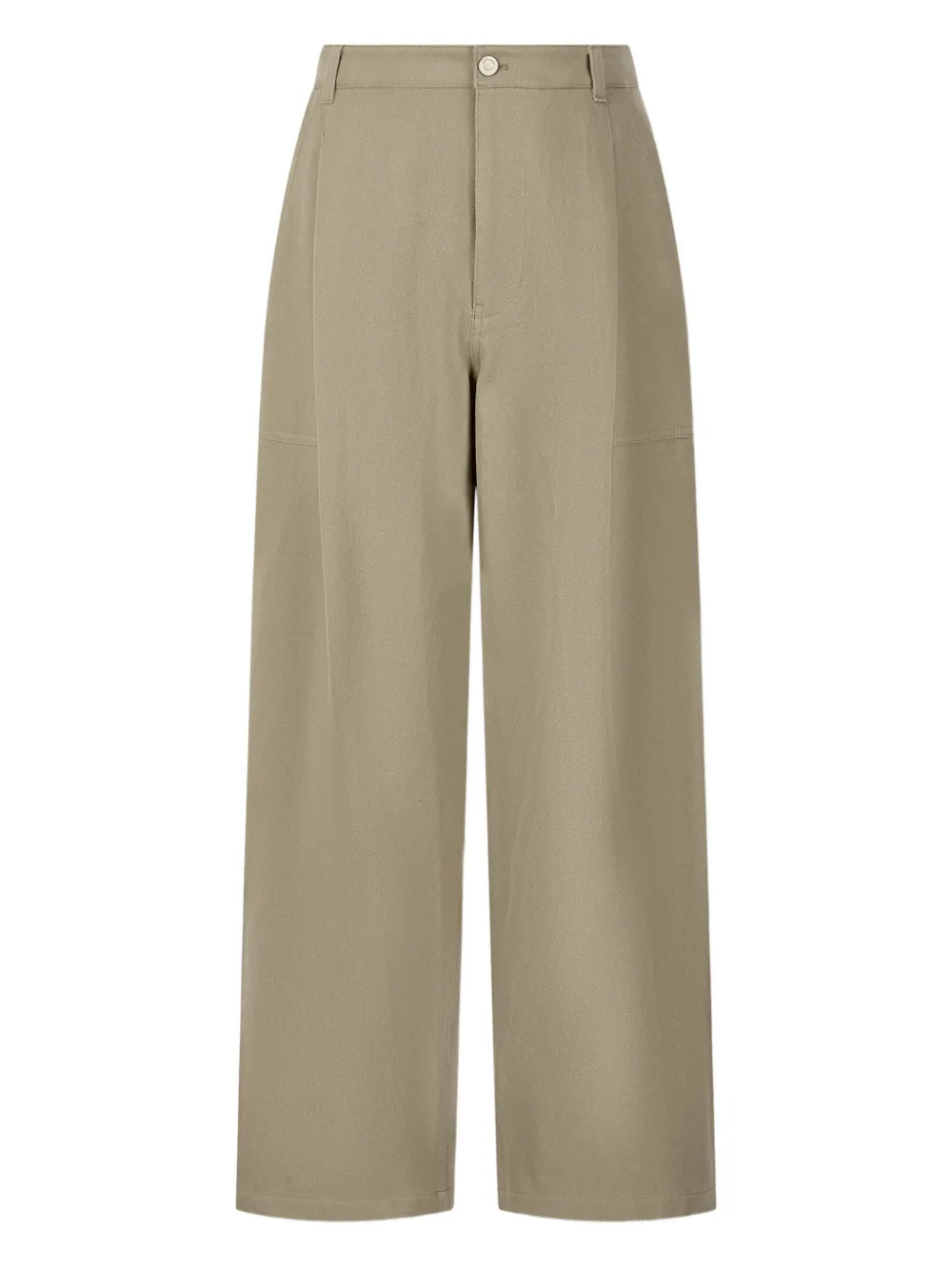 STUDIO TOMBOY button-detail cotton trousers | Neutrals | Image 1