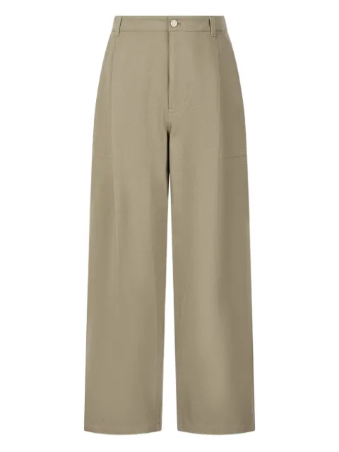 STUDIO TOMBOY button-detail cotton trousers