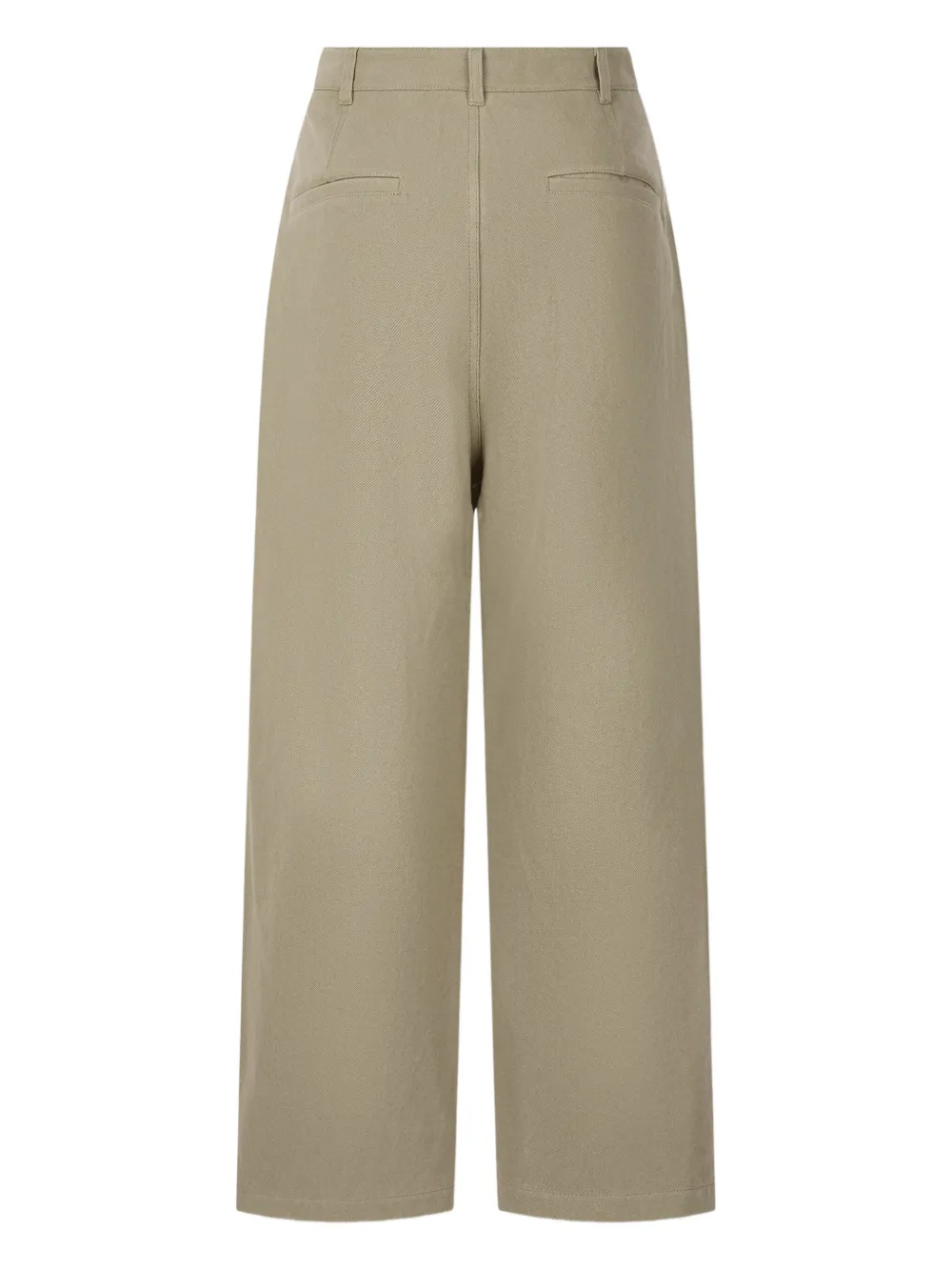 STUDIO TOMBOY button-detail cotton trousers - Beige