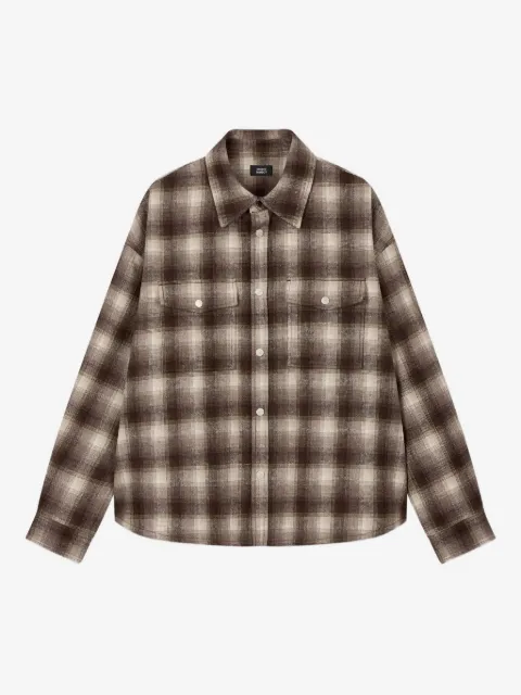 TOMBOY checked-pattern shirt