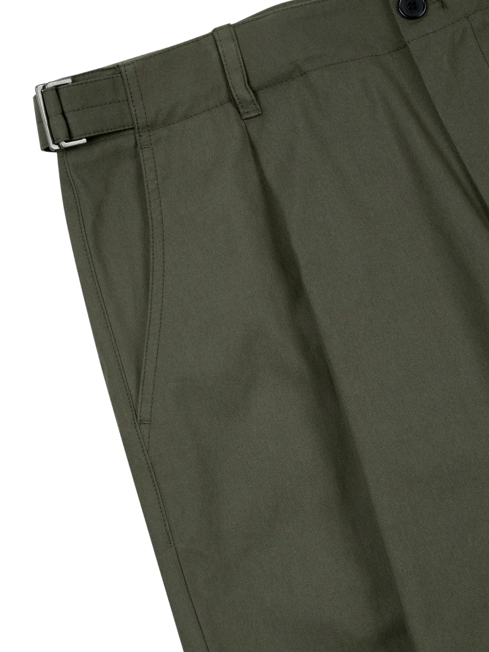 STUDIO TOMBOY Broek met geplooid detail Groen