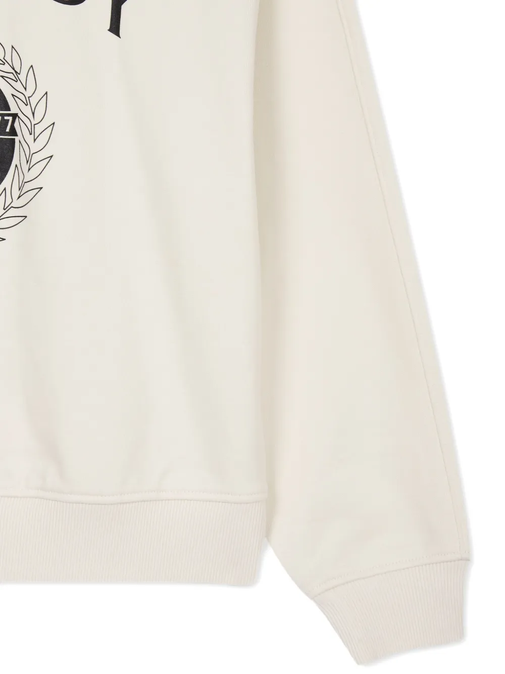 Studio Tomboy University Cotton Sweatshirt In Neutral