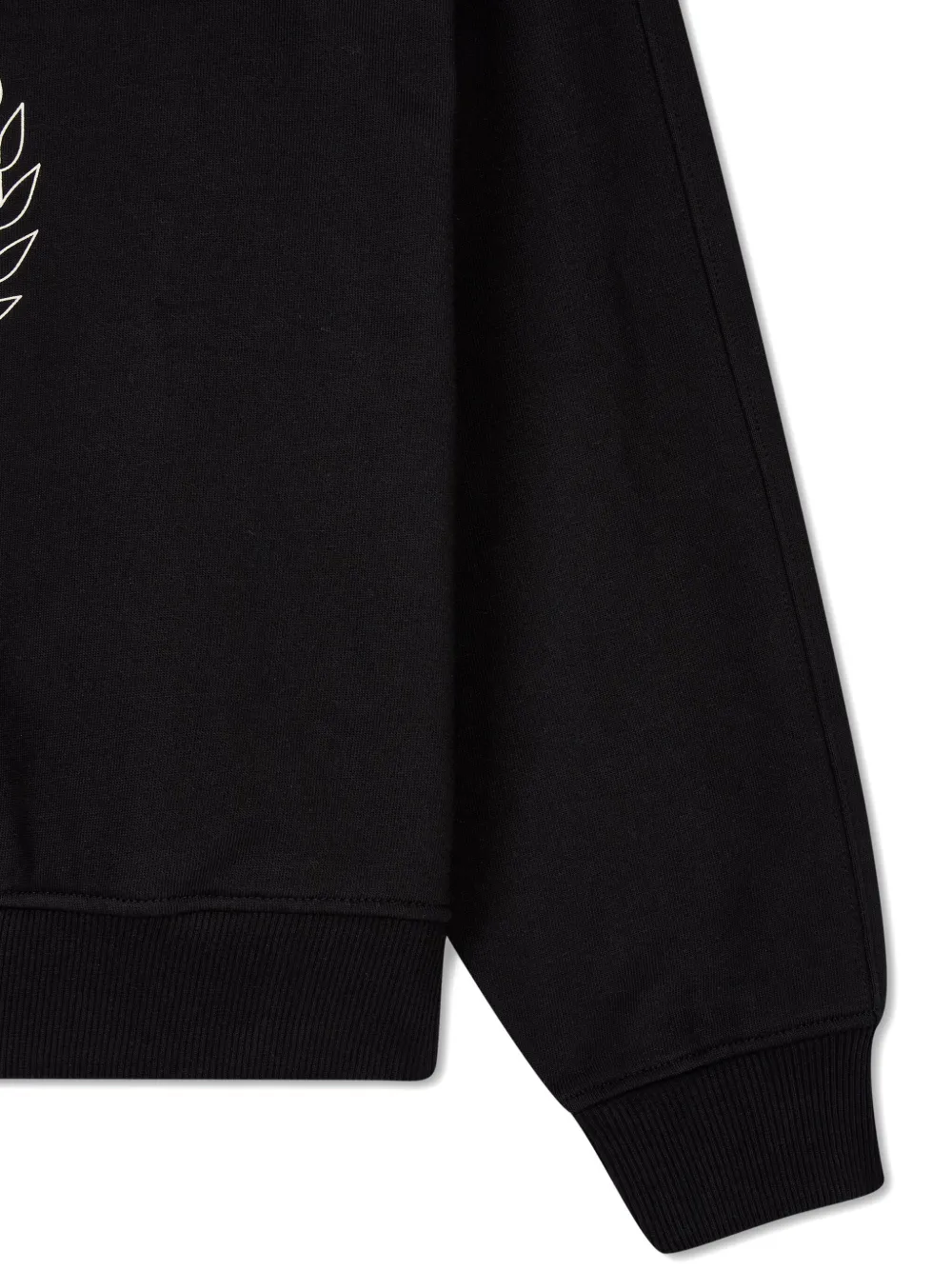 Studio Tomboy University Cotton Sweatshirt In Black