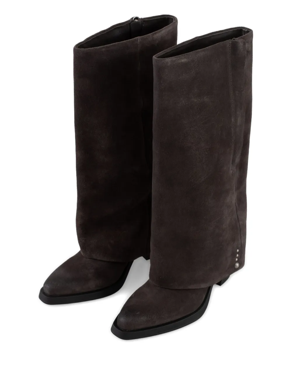 Ash 85mm Jackson Zip Boots In Brown