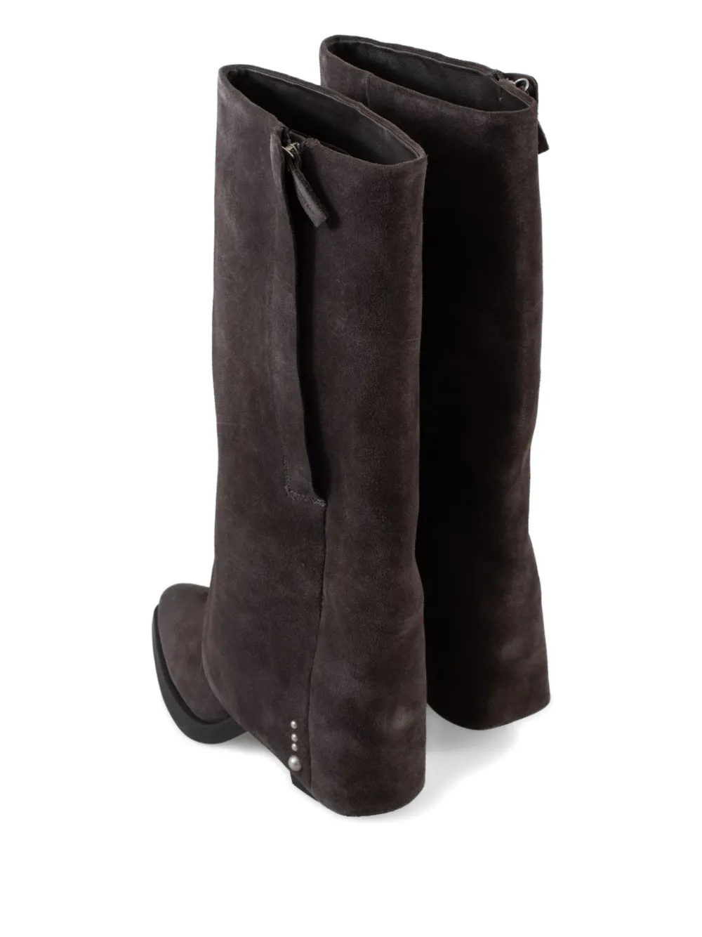 Ash 85mm Jackson Zip Boots In Brown