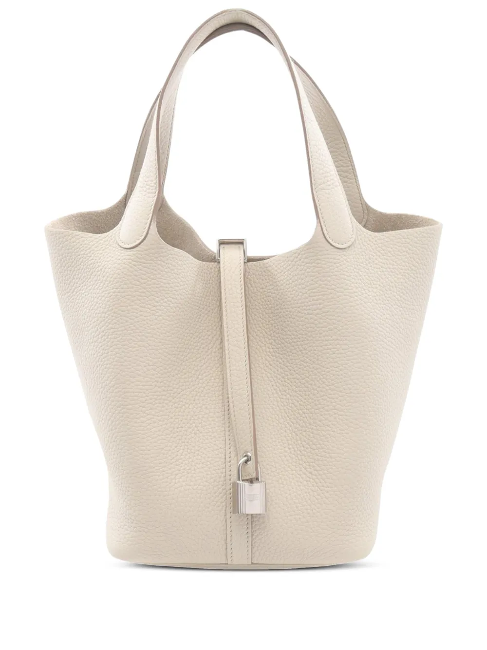 Hermès Pre-Owned 2024 Taurillon Clemence Picotin Lock 22 handbag | White | Image 1