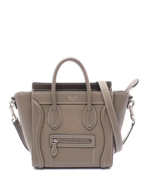Celine Pre-Owned 2010-2025 Nano Leather Luggage Tote satchel