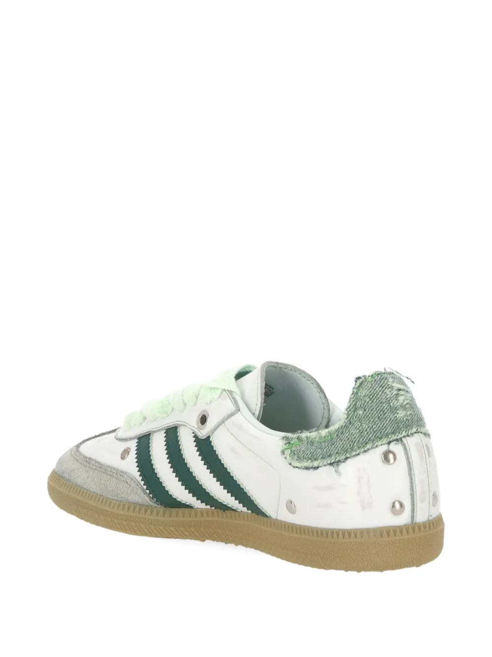 Seddy's Customised Adidas Samba Three-striped Sneakers In Multi