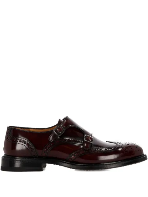 Ortigni x Cuccuini leather monk shoes