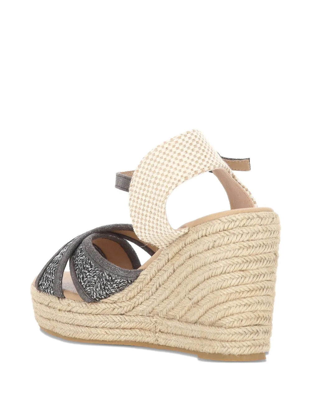 Colors Of California Sandalen met plateauzool Grijs