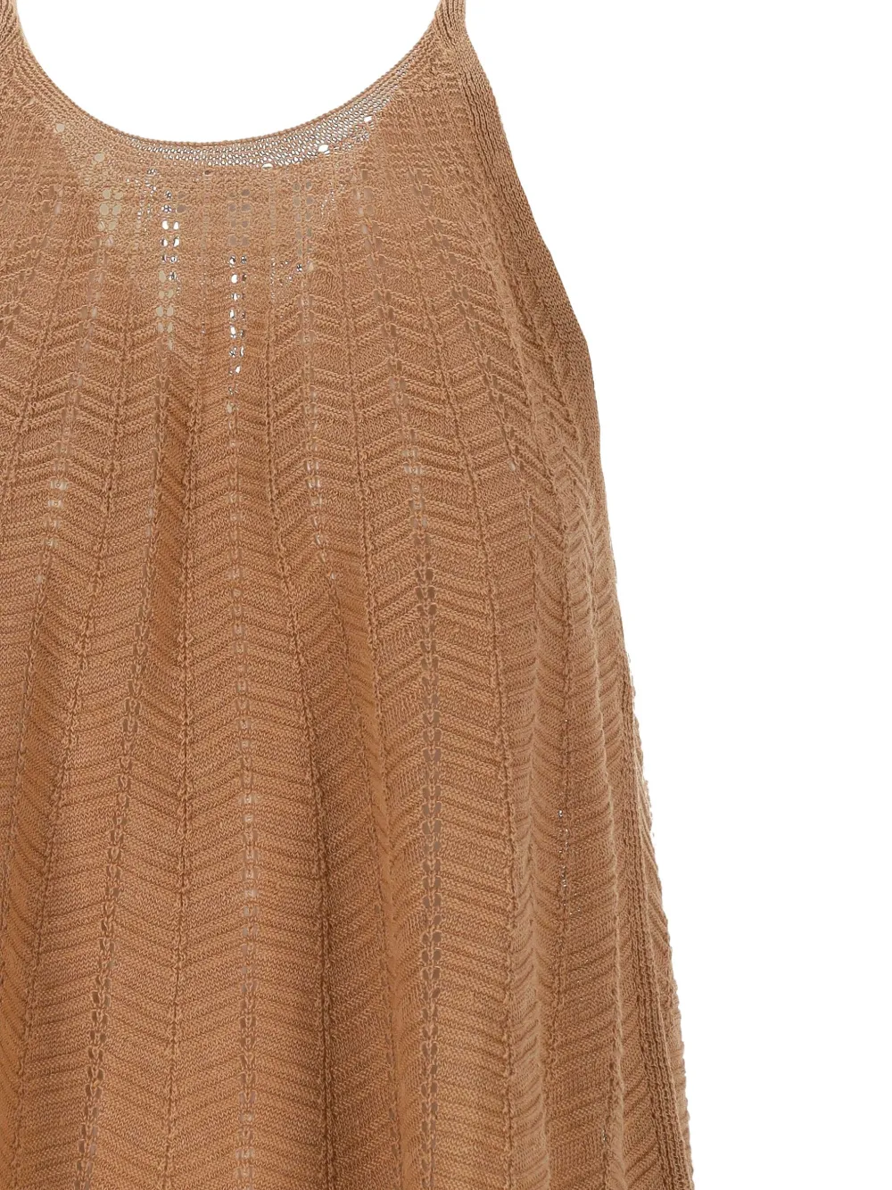  Hemisphere Knitted Hemisphere Top - Brown 