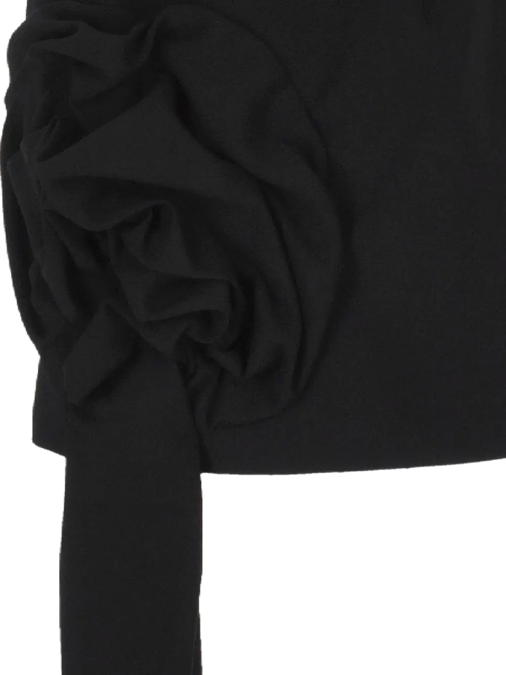 Marella Rosette Strapless Dress In Black