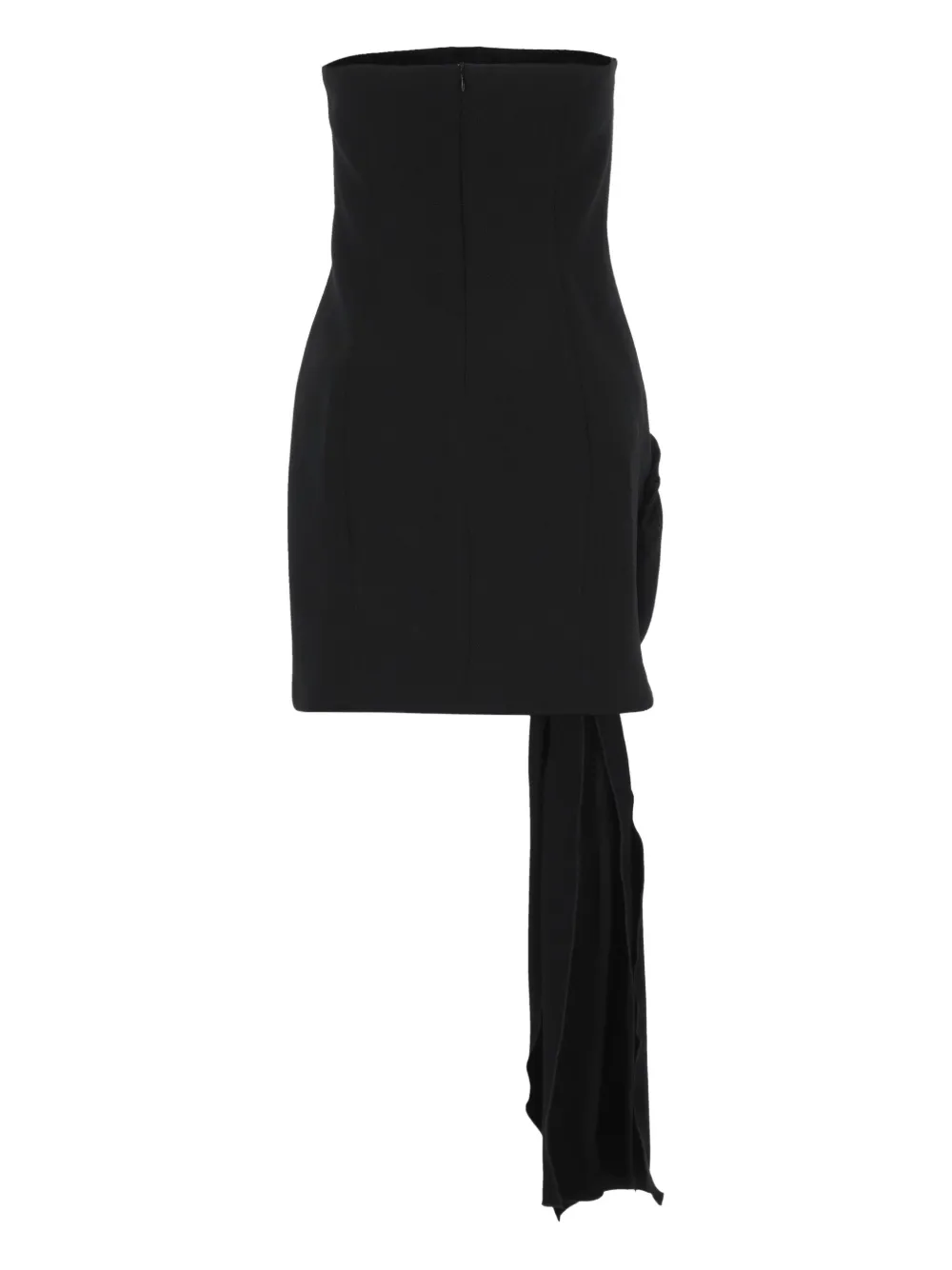 Marella rosette strapless dress - Zwart