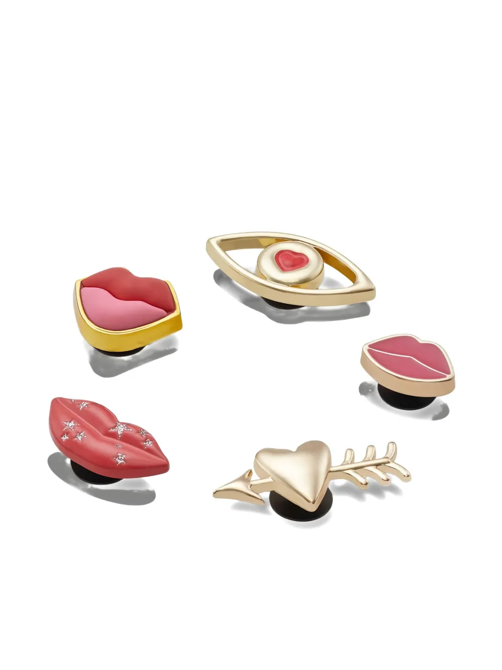 Crocs Valentine's Day Jibbitz Charms (pack Of Five) In Multi