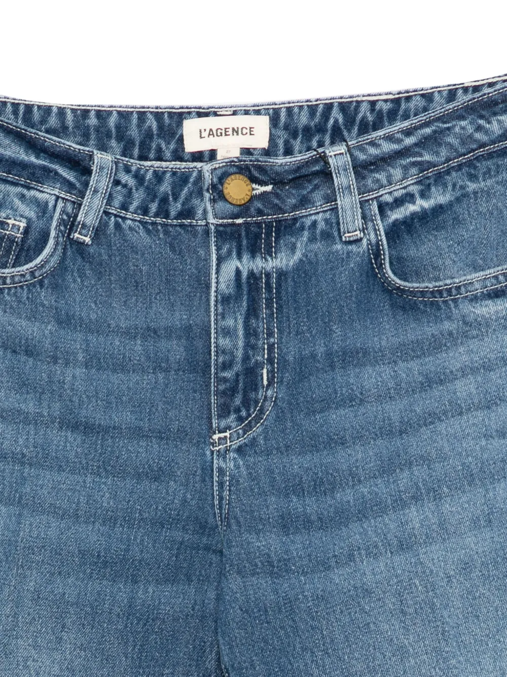 L'Agence Katoenen jeans Blauw