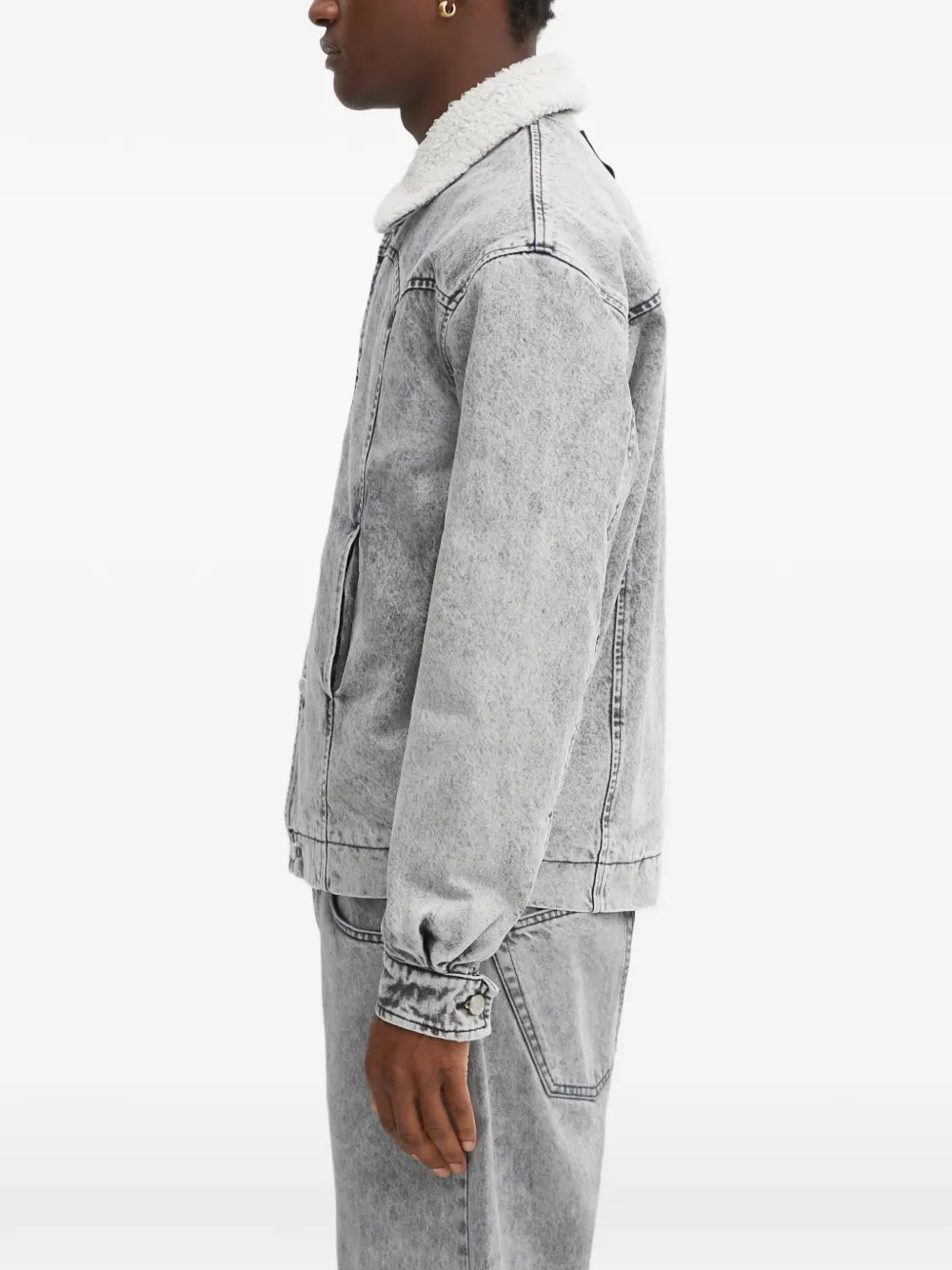 Aries sherpa-collar denim jacket | Denim Jackets | Image 2