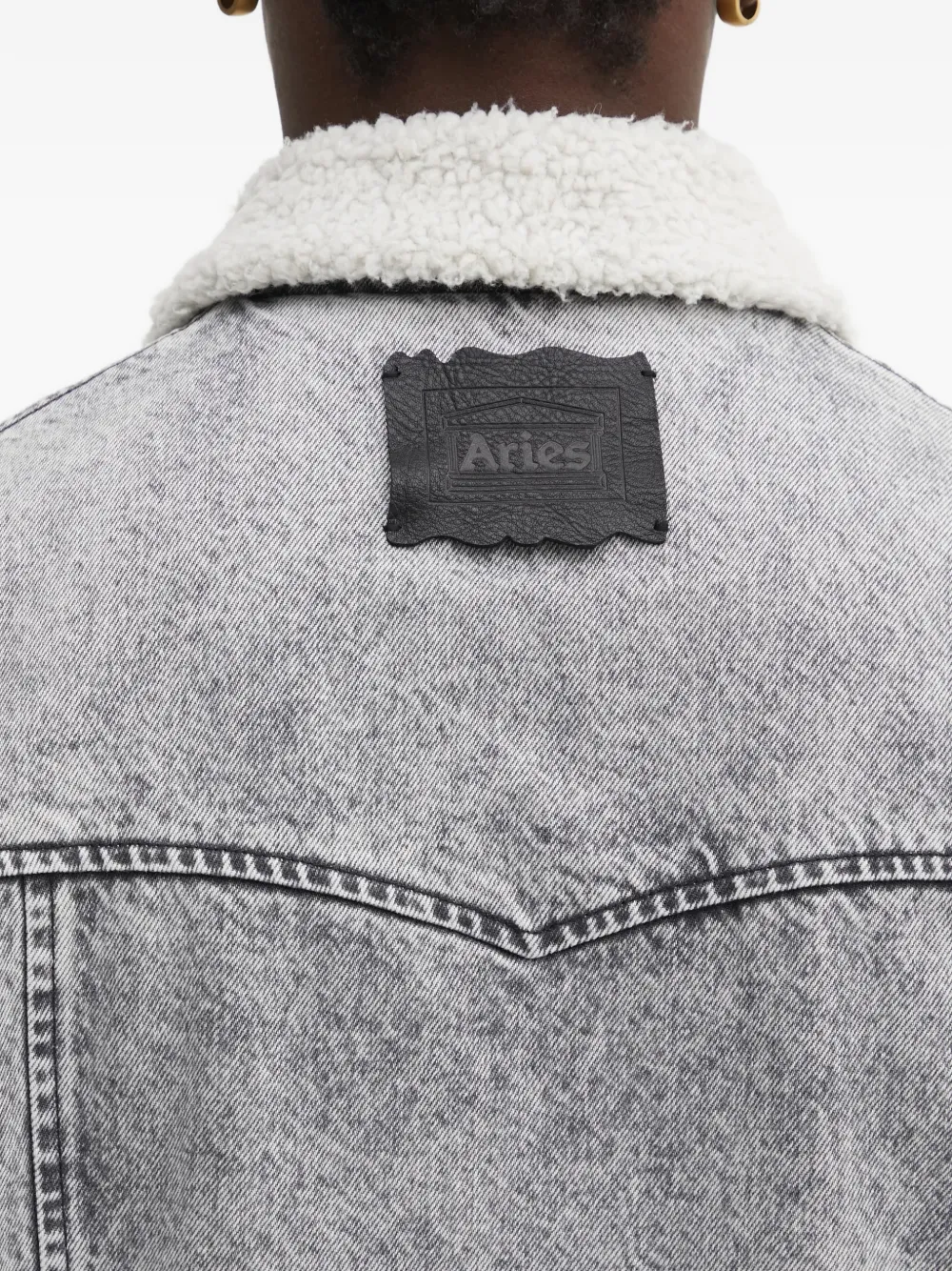 Aries Denim jack Grijs