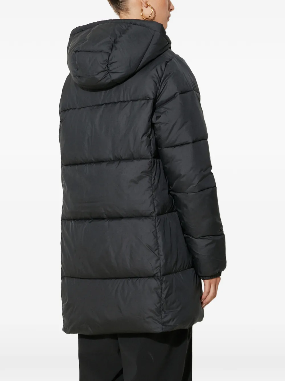 Columbia Puffect™ Hooded Padded Coat In Black